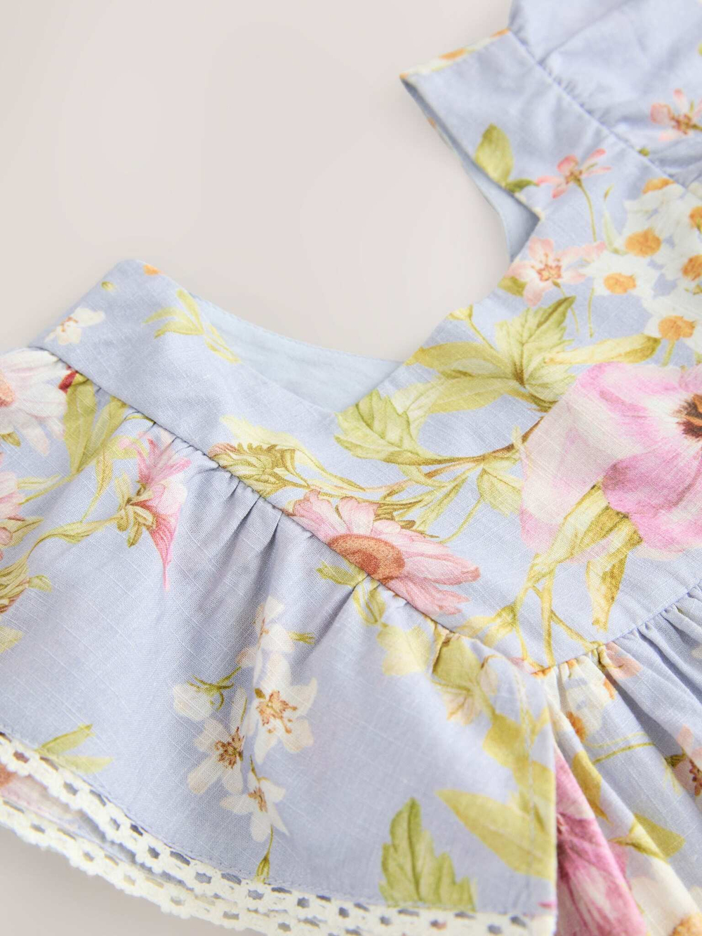 Платье для девочки Next AK2-475, Голубой