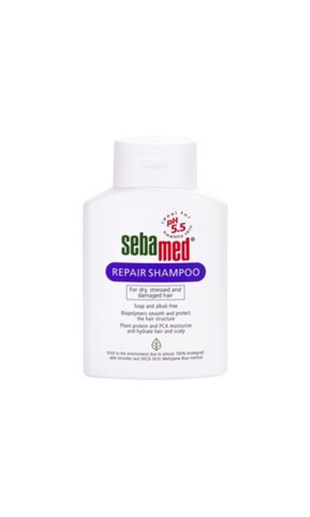 Sebamed Hair Care - регенерирующий шампунь для сухих и поврежденных волос /   200  ml  / GTIN 4103040124821