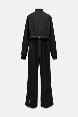 ZARA ВЕТРОЗАЩИТНЫЙ И ВОДОНЕПРОНИЦАЕМЫЙ КОМБИНЕЗОН RECCO®, ЧЕРНЫЙ