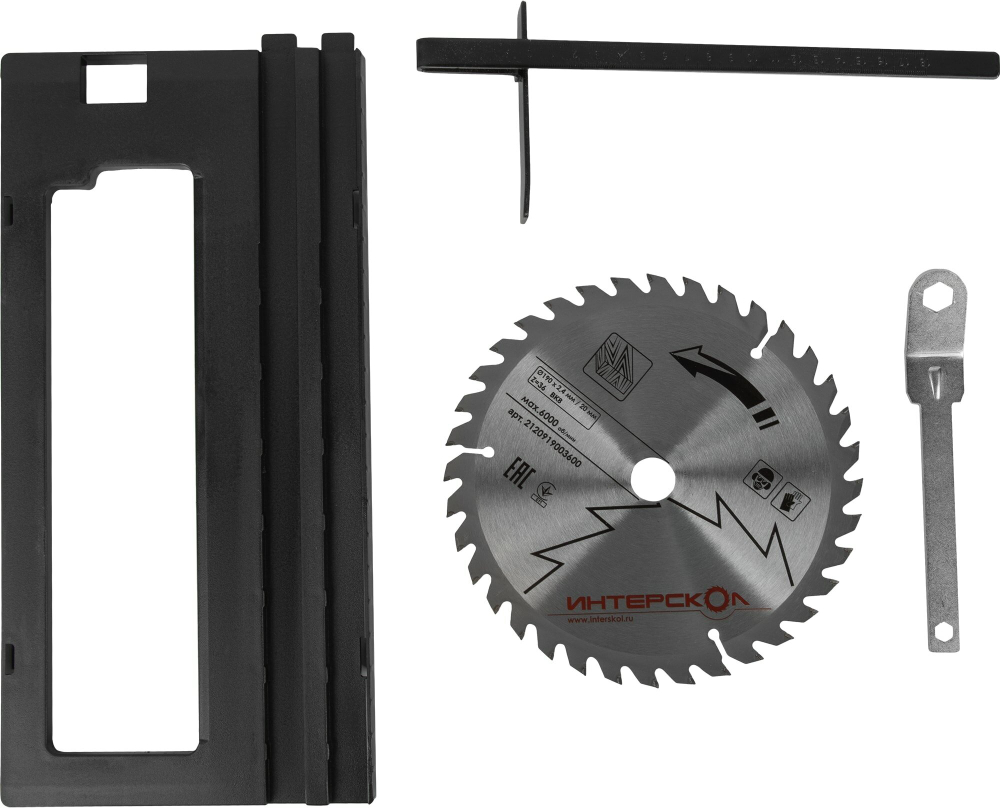 Дисковая пила  Интерскол ДП-190/1600М 97.1.1.20, 800 Вт, серый