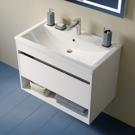 Умывальник мебельный IDDIS Optima Home, 80 см, 407, 4078000i28