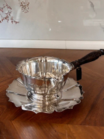 Посеребренный соусник на подставке