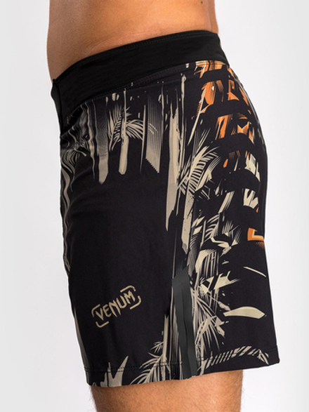 Шорты ММА Venum Tiger Black/Neo Orange