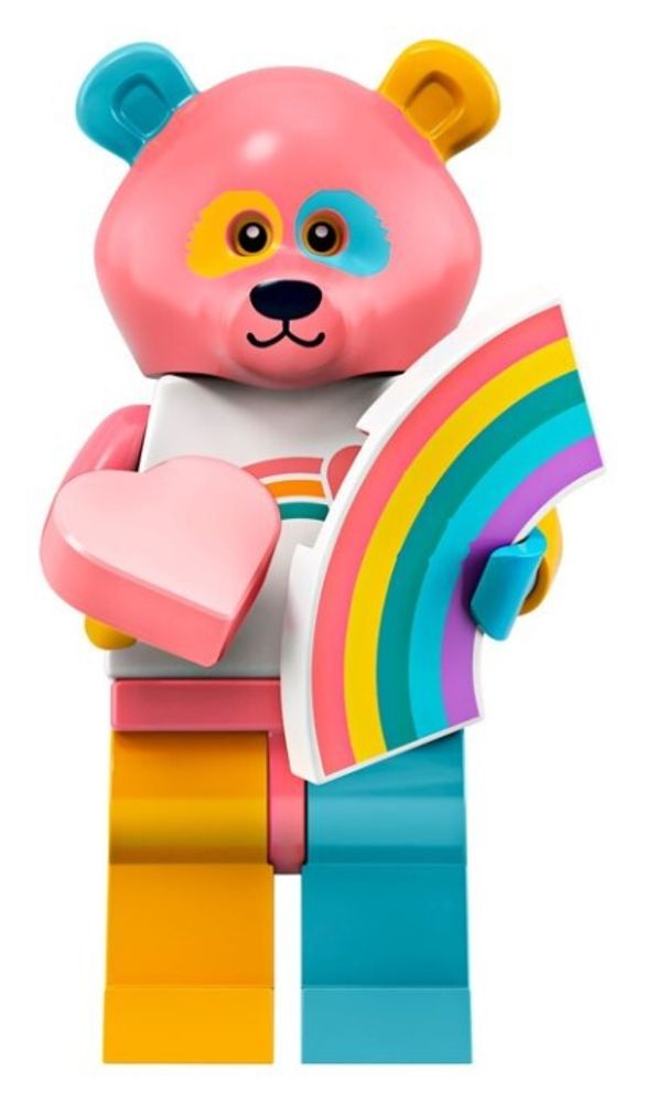 Минифигурка LEGO       71025 - 15      Парень в костюме медведя