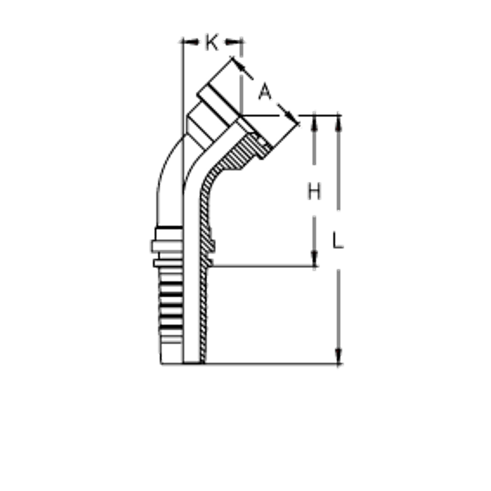 Фитинг DN 20 SFL 1/2 30.2 (45)