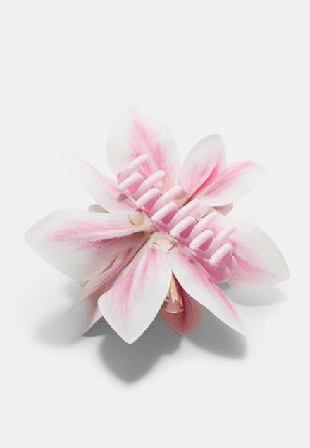 STRADIVARIUS Заколка для волос с цветком, розовый