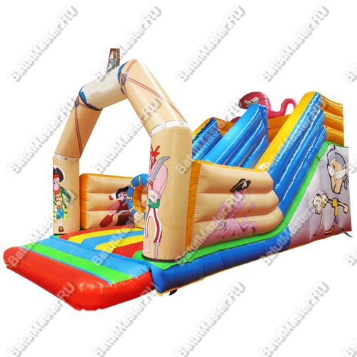 Надувной батут "Легенда морей", 8*4*5 м