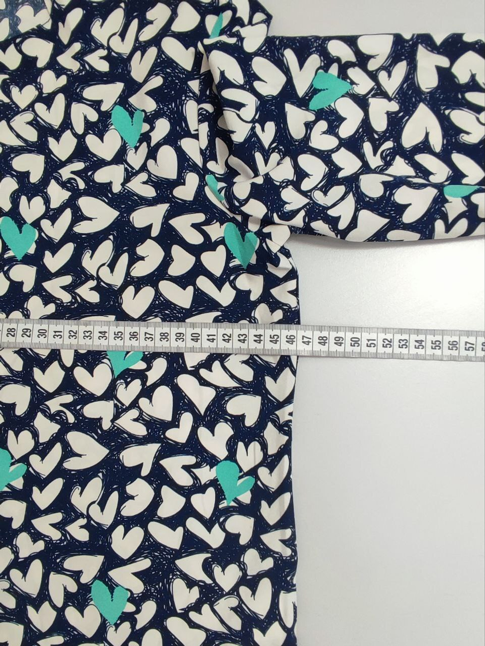 Блузка с сердечками 44-46 размер