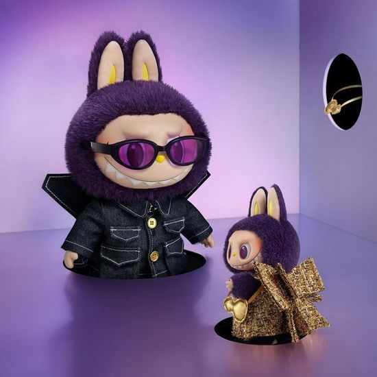 Коллекционная фигурка POPMART LABUBU × PRONOUNCE - WINGS OF FORTUNE Vinyl Plush Hanging Card