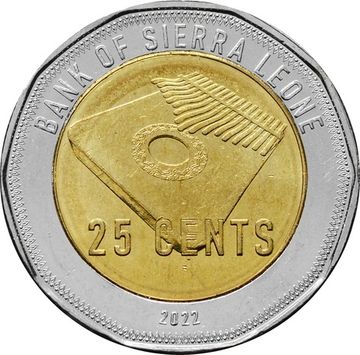 25 центов 2022 Сьерра-Леоне, Басси Сори Конди