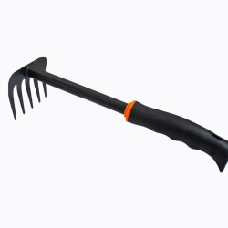 Грабли мини с пластиковой рукояткой(5-зуб., L-300мм) WMC TOOLS WMC-TG2103024-D