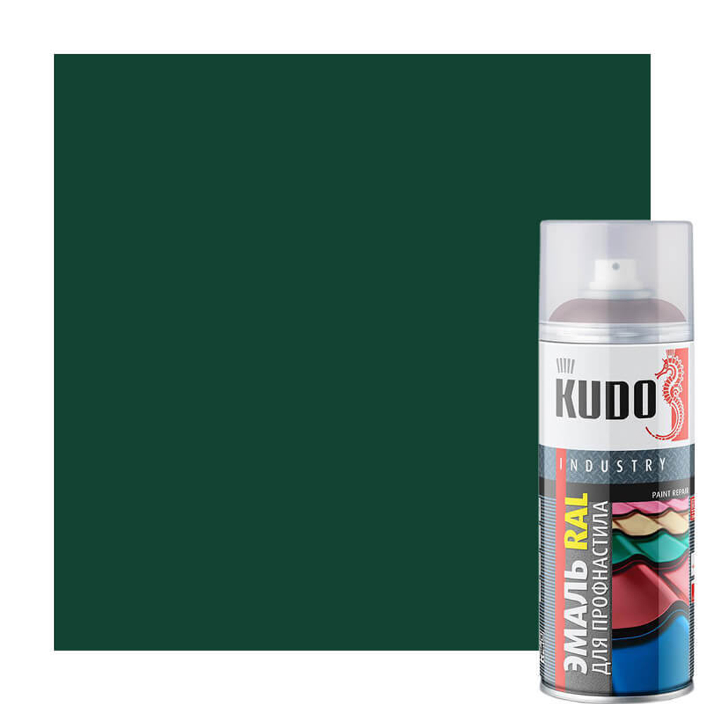 Эмаль для металлочерепицы RAL 6005 зеленый мох