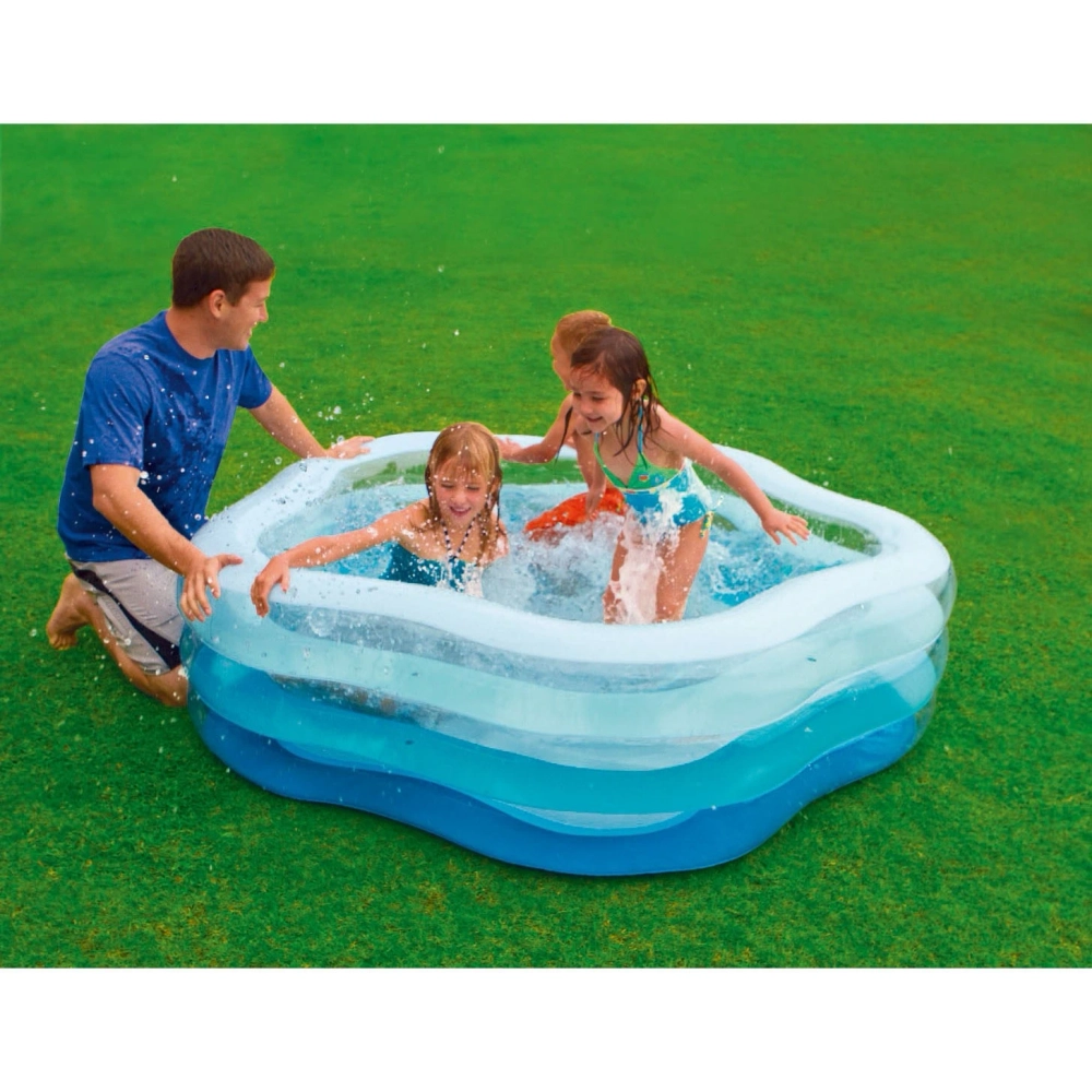 Бассейн надувной 185*180*53 см Summer Colors Intex (56495NP)