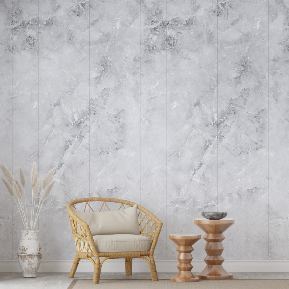 Панель МДФ коллекция Classic (Классик), Премиум, Бетон Аляска, 2700х200х6 мм