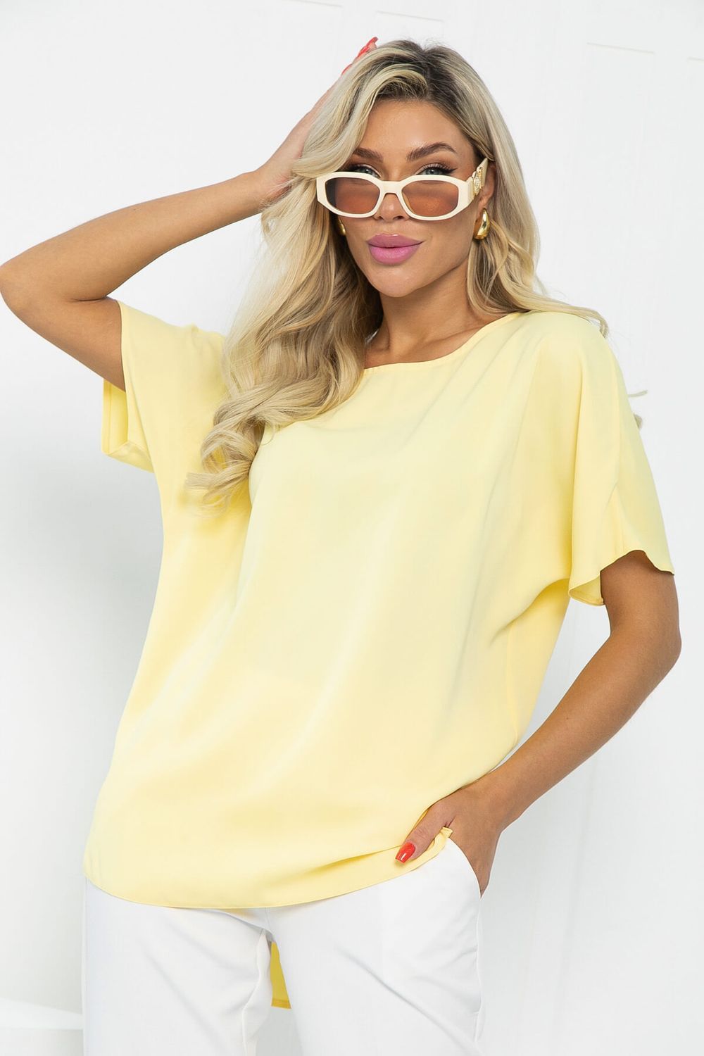 Блуза Морган НЬЮ (светло-желтая) Б12980-16М LT Collection