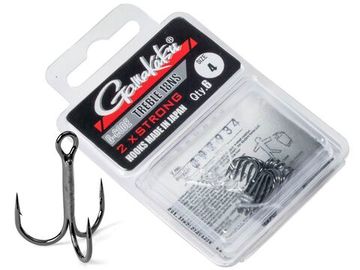 Крючки-тройники Gamakatsu TREBLE 18 BLACK разм. 04 6шт.