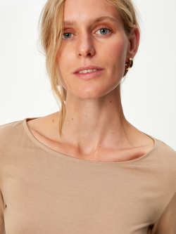 Лонгслив с рукавом 3/4 из вискозы