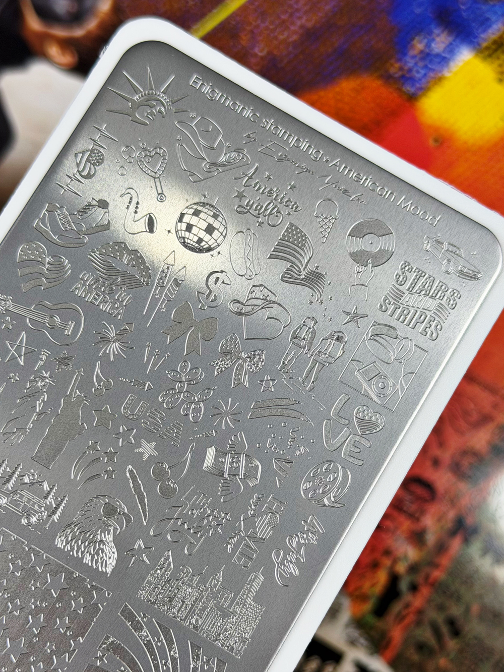 Stamping plate Enigmanic Stamping American Mood
