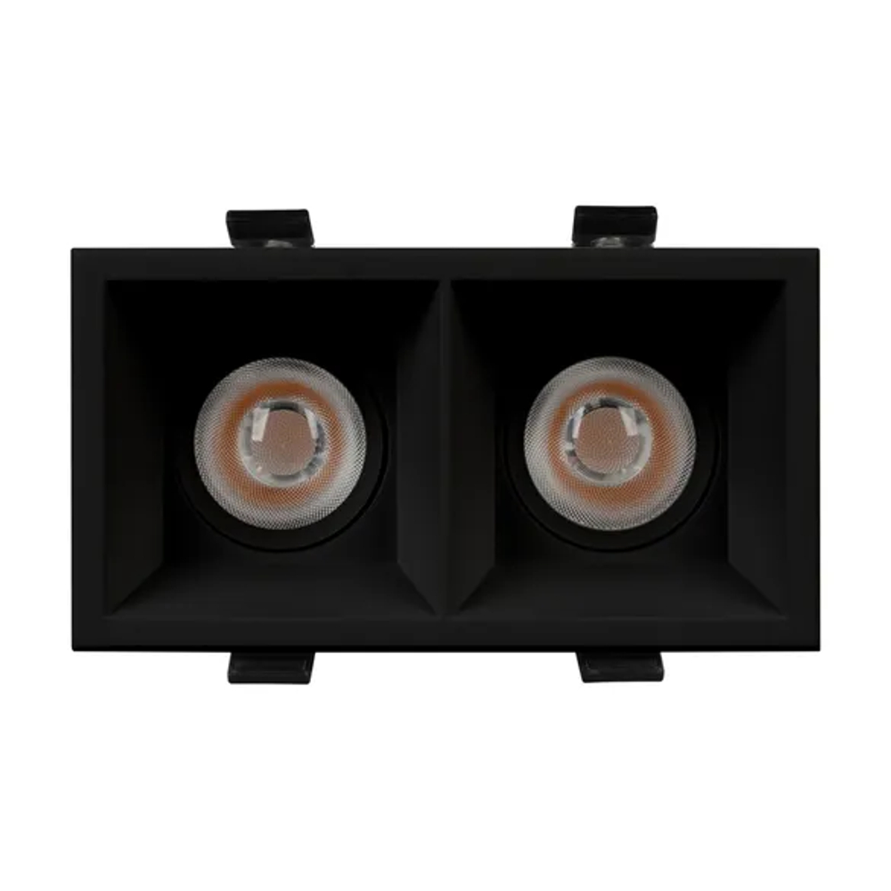 Светильник MS-FLOW-BUILT-S157x85-2x6W Warm3000 (BK, 15 deg, 230V) (Arlight, IP20 Металл, 5 лет) 061265