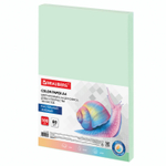 Бумага цветная BRAUBERG Pale, А4, 80 г/кв.м., 100 л., зеленая