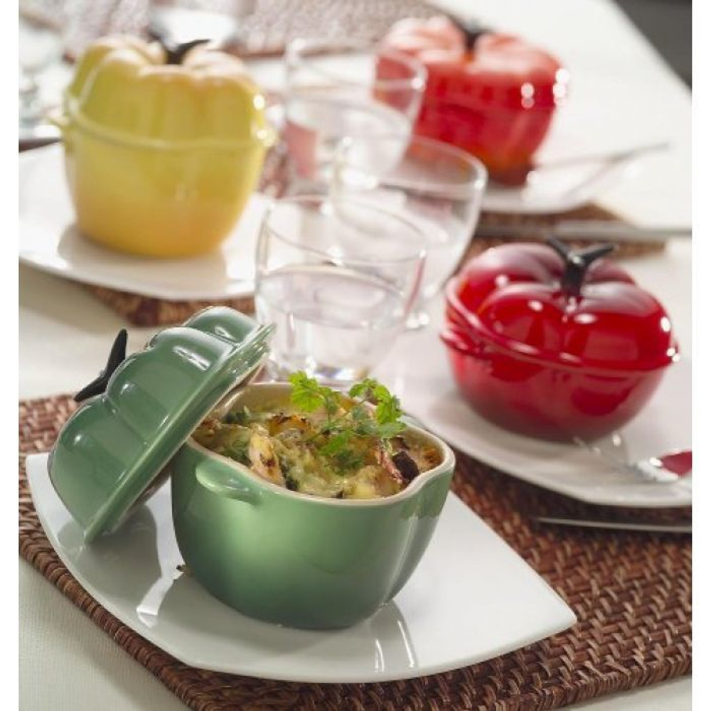 Кастрюля для запекания 0.25л Le Creuset Помидор бордовая Франция фото