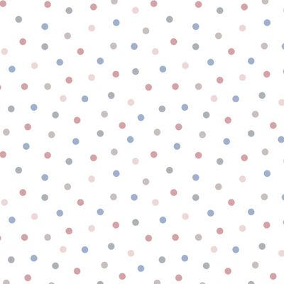 Светлый разноцветный горошек polka dot (компаньон)