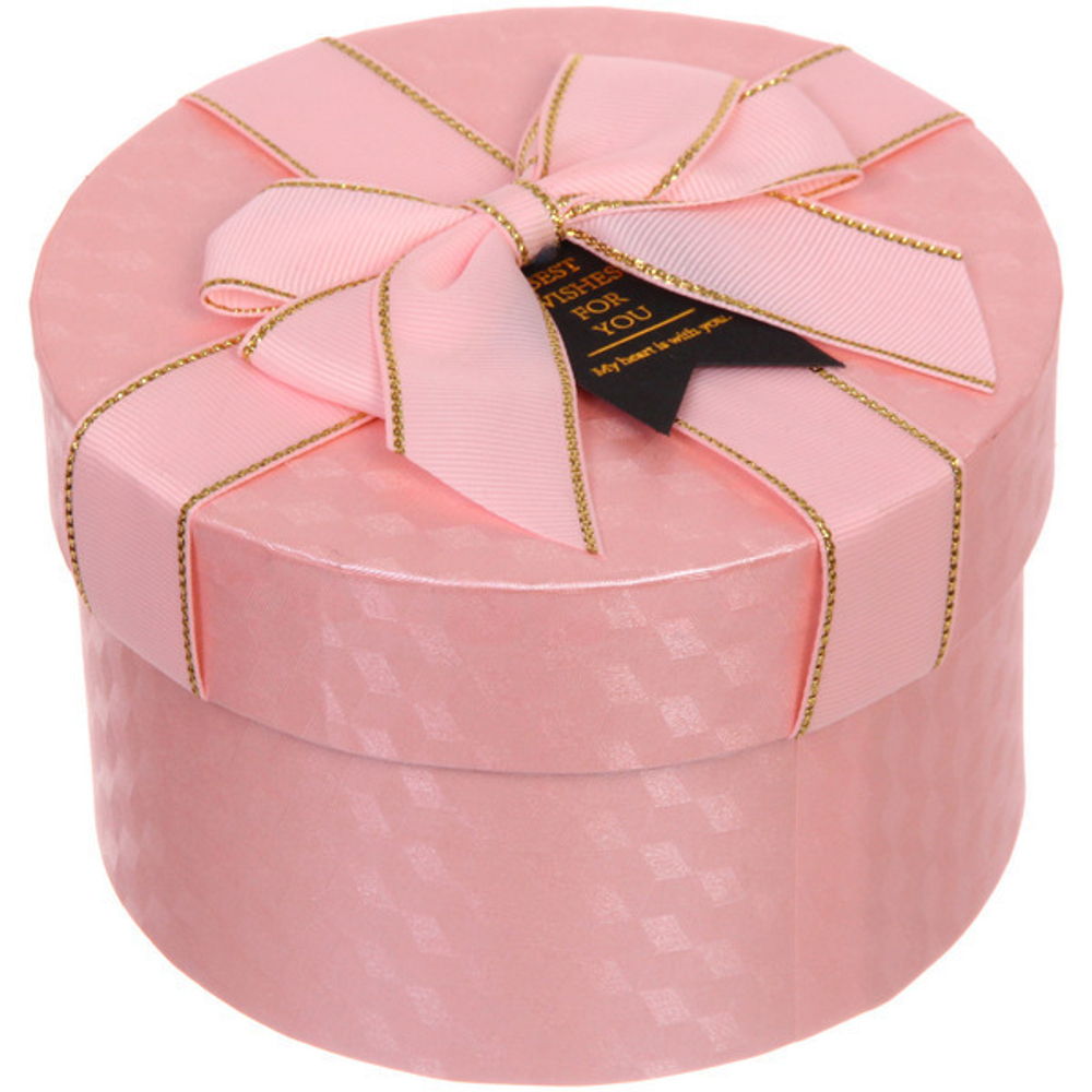 Коробка подарочная «Неожиданный подарок» 14*14*8 см, розовый