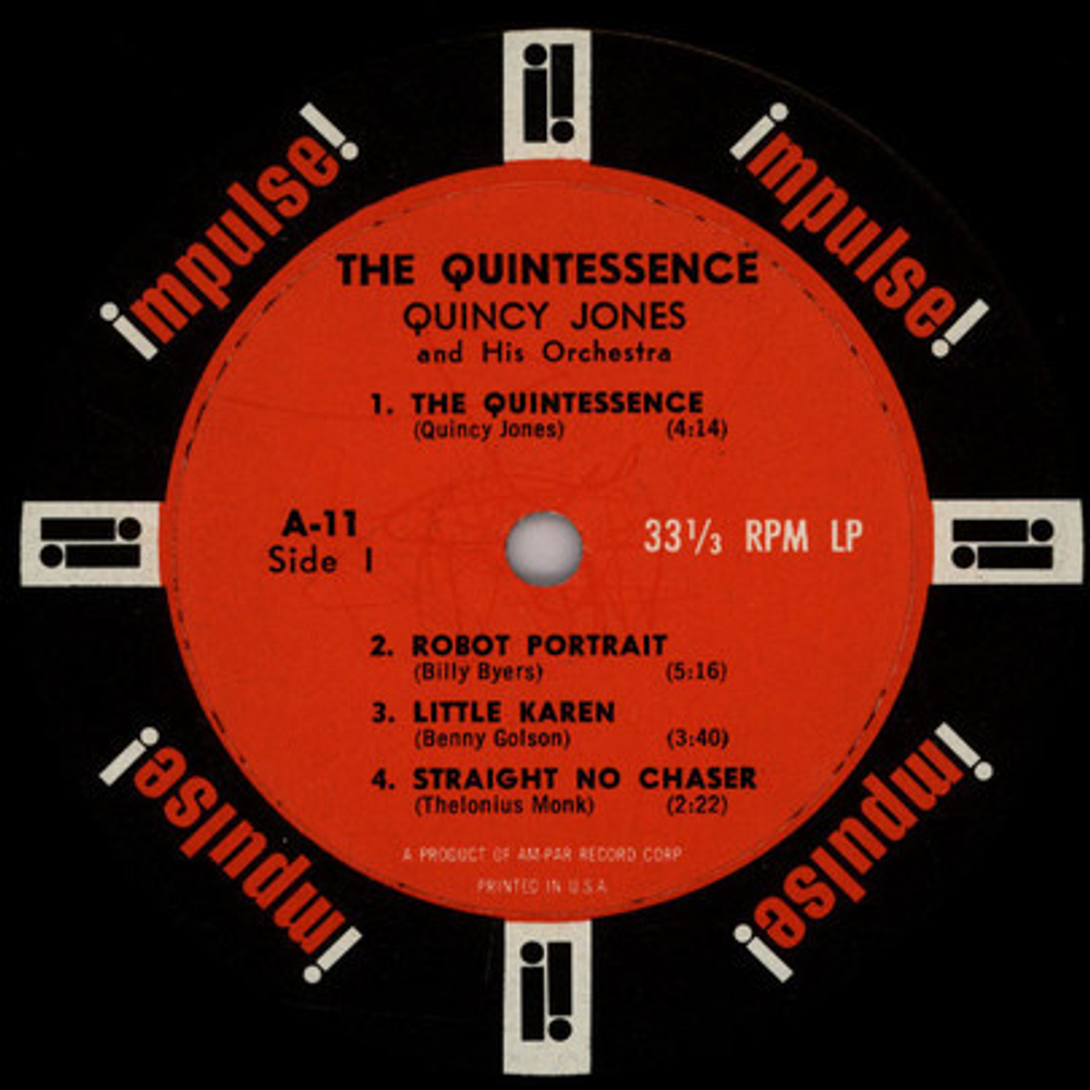 Quincy Jones - Quintessence - US OG Impulse Mono