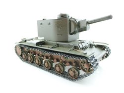Радиоуправляемый танк Torro KV-2 1/16 с пневматической пушкой, деревянная коробка, реалистичный звук и дым, уникальная роспись