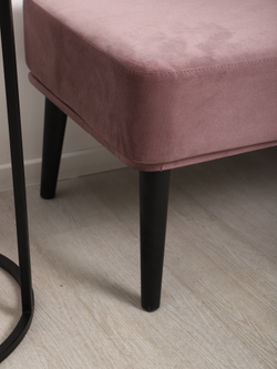 Кушетка Berger лиловый/венге