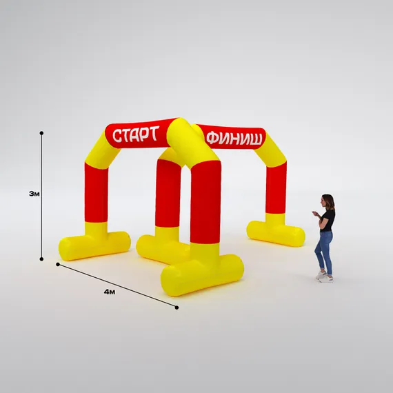 Надувная арка Лайт на опорах