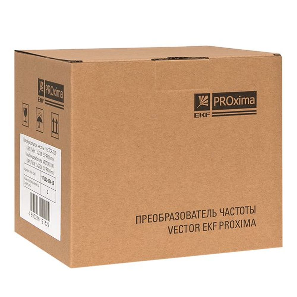 Преобразователь частоты 0,4/0,75кВт 1x230В VECTOR-100 EKF PROxima