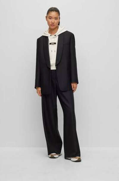 Хлопковые штаны Tilwida Alica BOSS BLACK - черный(50504193)