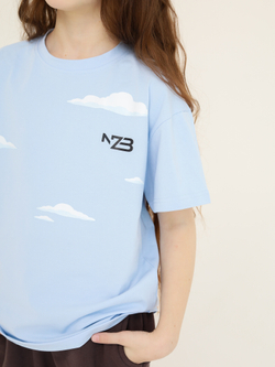 Футболка Cloud, голубая