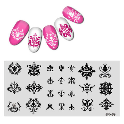 Пластина для стемпинга JR069*