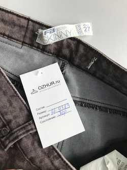 Джинсы Fb Sister модные, маркировка 27, визуально на 44 размер