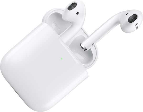 Наушники Apple AirPods 2 MRXJ2 (в футляре с возможностью беспроводной зарядки)