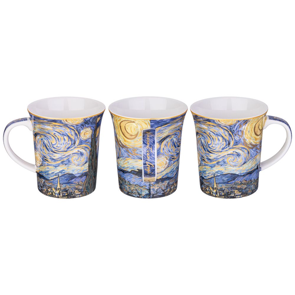 КРУЖКА LEFARD "ЗВЁЗДНАЯ НОЧЬ" (В. ВАН ГОГ) 420 МЛ (КОР=36ШТ.)