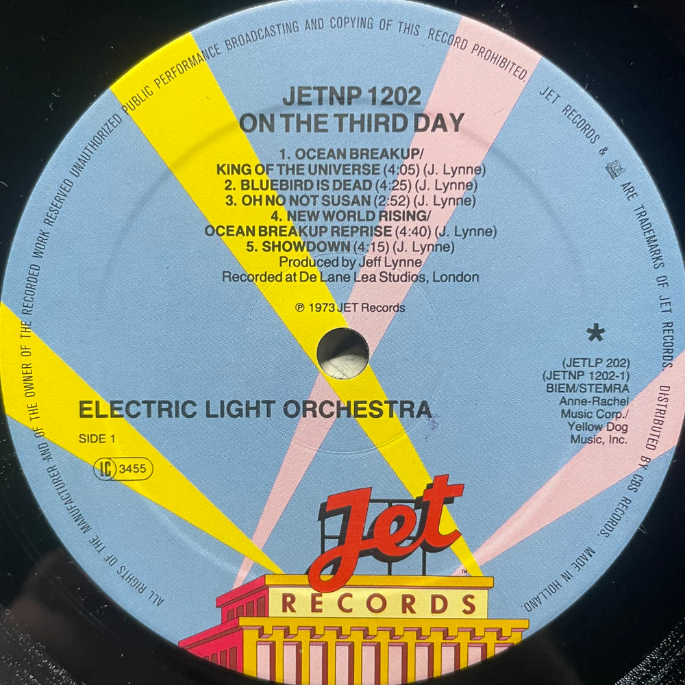 Electric Light Orchestra - On The Third Day (Голландия 1978г.)