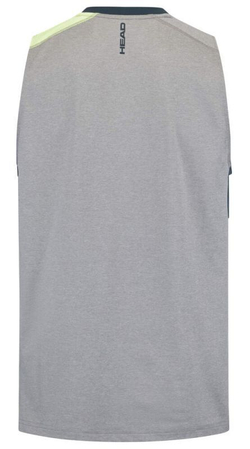 Теннисная футболка Head Padel Tank Top - grey/light green