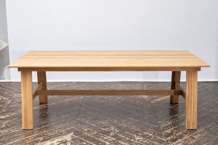 Обеденный стол из тика Joygarden ОКТА 220 см, коричневый