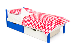 Детская кровать тахта Бельмарко Svogen синий-белый