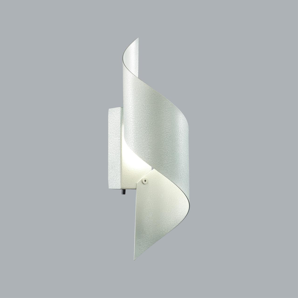 7100/6WL HIGHTECH ODL25 443 Настенный светильник white ice crack металл/акрил IP20 LED 15W 3000K/4000K 220-240V тумблер на корпусе BOCCOLO