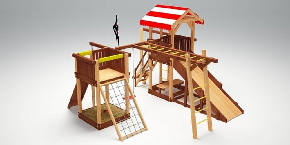 Деревянная детская площадка Савушка "4 сезона" - 8