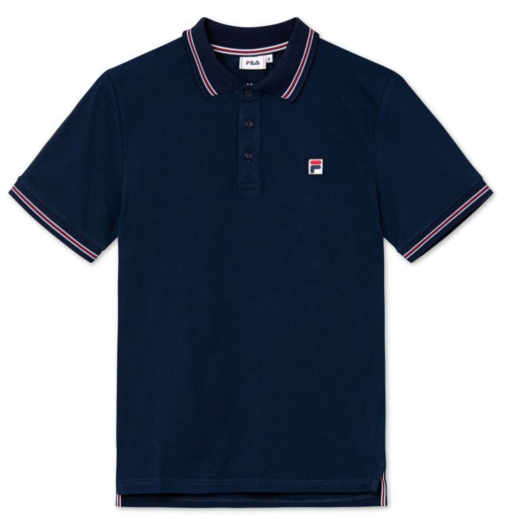 Мужское теннисное поло Fila Matcho 4 Polo Shirt Men - black iris