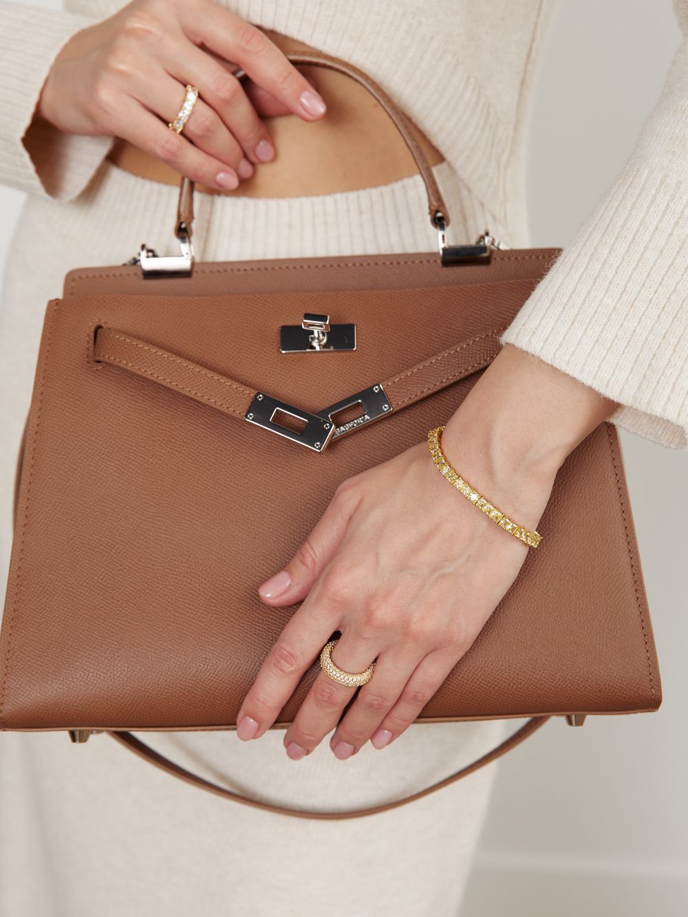 TENNIS SQUARE BRACELET 04 LEMON