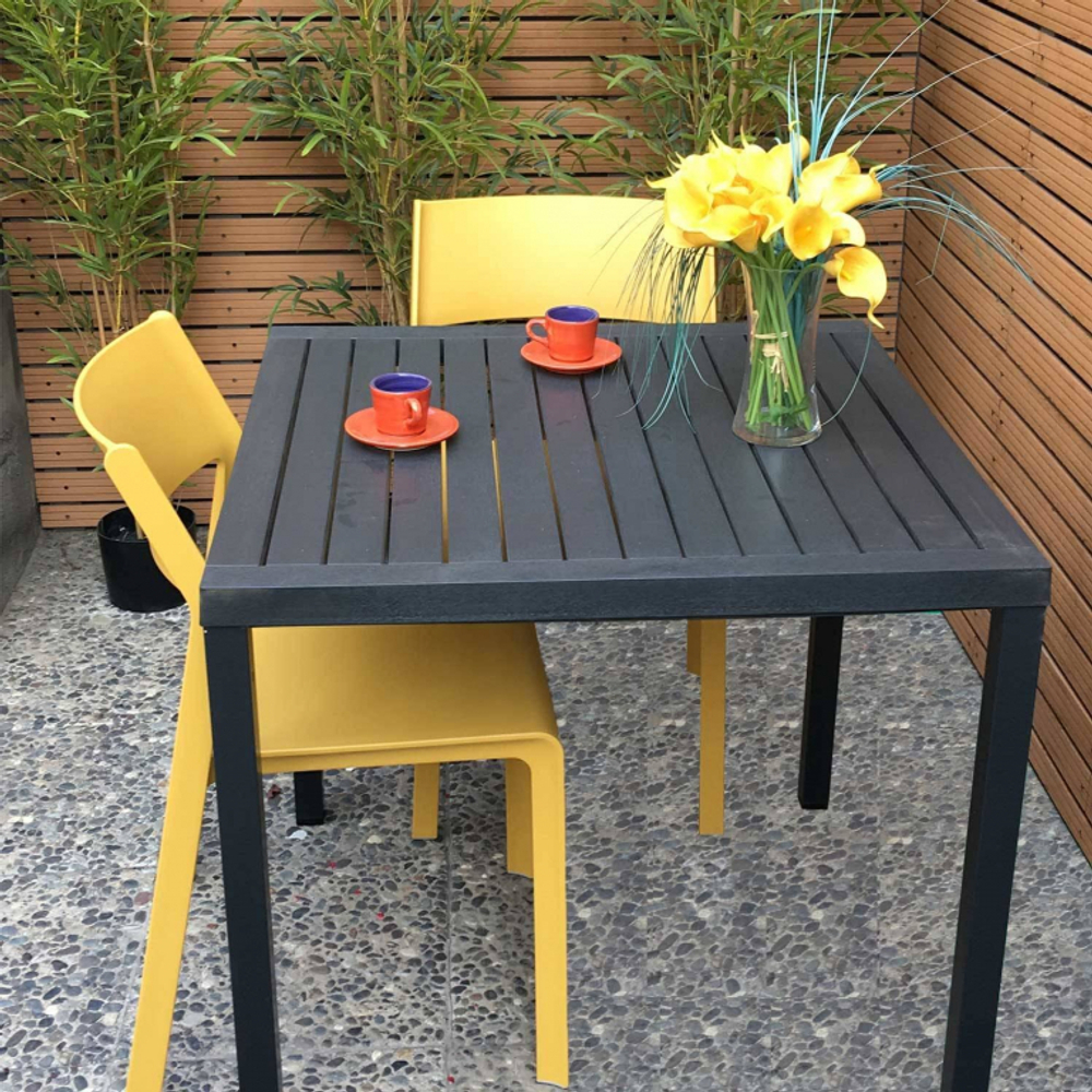 Стол пластиковый обеденный Nardi Cube 70, антрацит