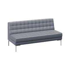 Forest Диван без подлокотников трехместный FR-D-03 Oregon 17/Металл Серый 1760*800*840