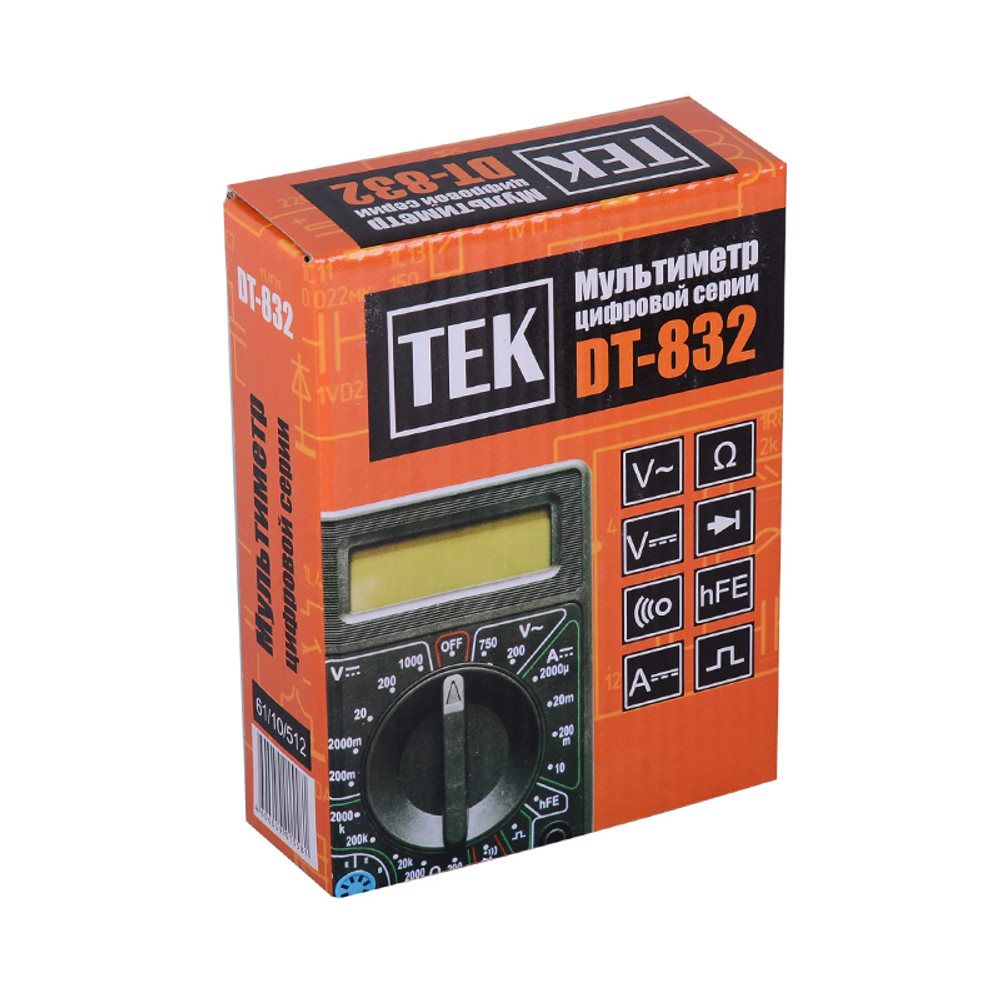 Мультиметр ТEK DT 832