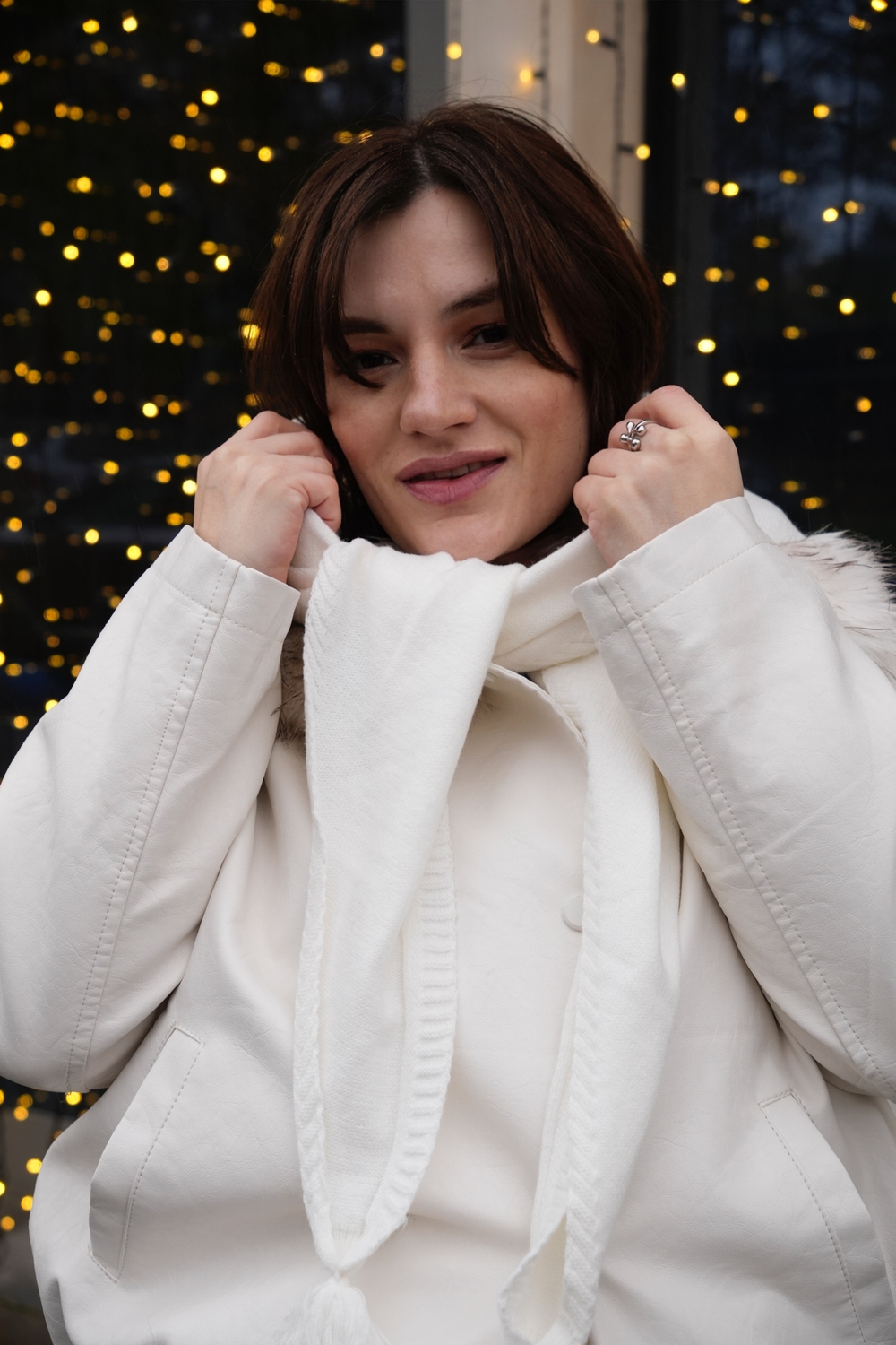 Косынка облегченная молочный